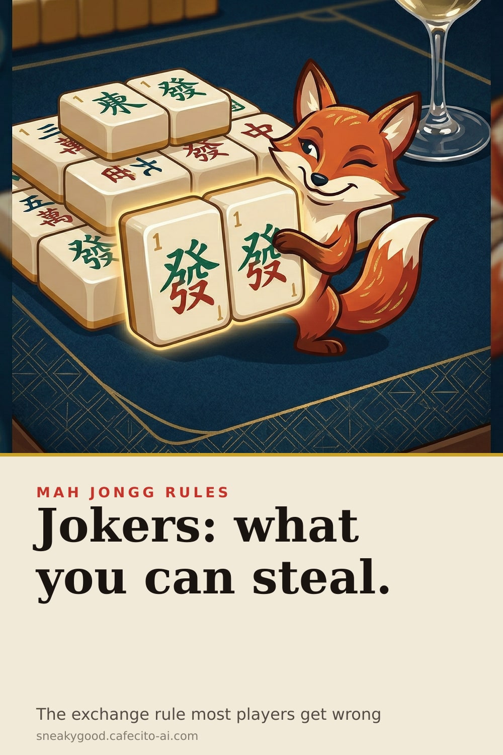 American mah jongg joker rules — when you can take a joker off the table