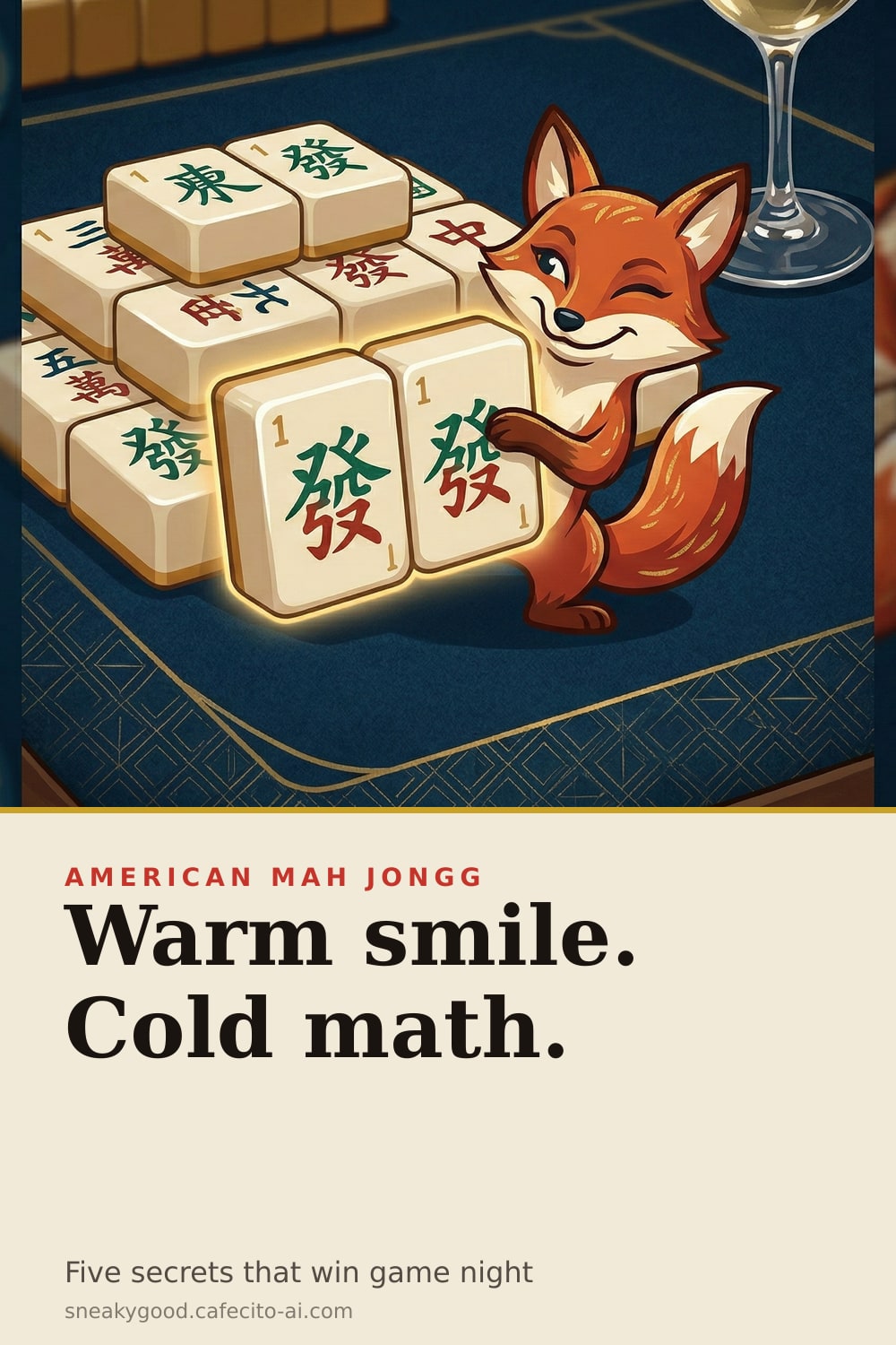 Sneaky Good at Mah Jongg — five strategy secrets for American mah jongg game night